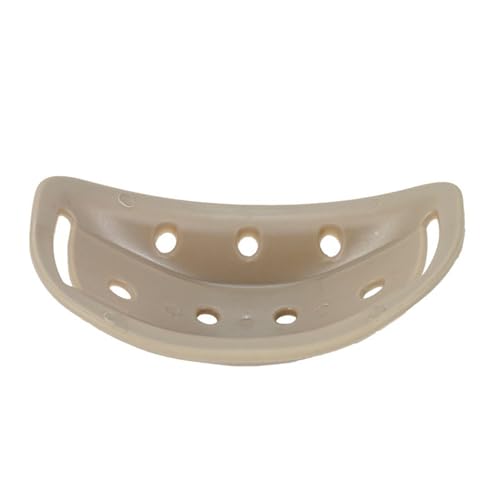 Zkhxhtg Thick Soft Silicone Chin Pad Guard Comfortable for Enhanced Impacts Resistance On Retro Helmets