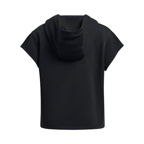 Under Armour Girls' Rival Terry Short Sleeve Cut Hoodie2