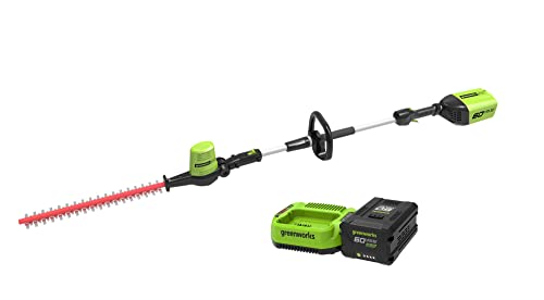 Greenworks 60V 51cm Teleskop-Heckenschere Genii, schneidet bis zu...