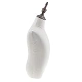 Cuerpo pesado de poliestireno plástico con cubierta de lino y tapa de cuello de madera maciza que lo hace resistente a los daños y duradero.
