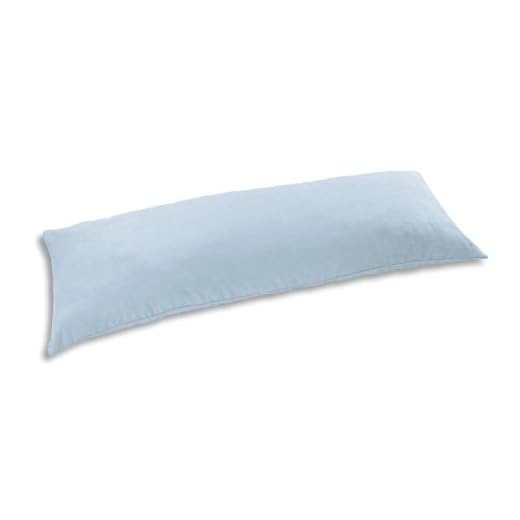 Newpoint International Inc. Microsuede Body Pillow Cover with Double Sided Zippers, Medium Blue