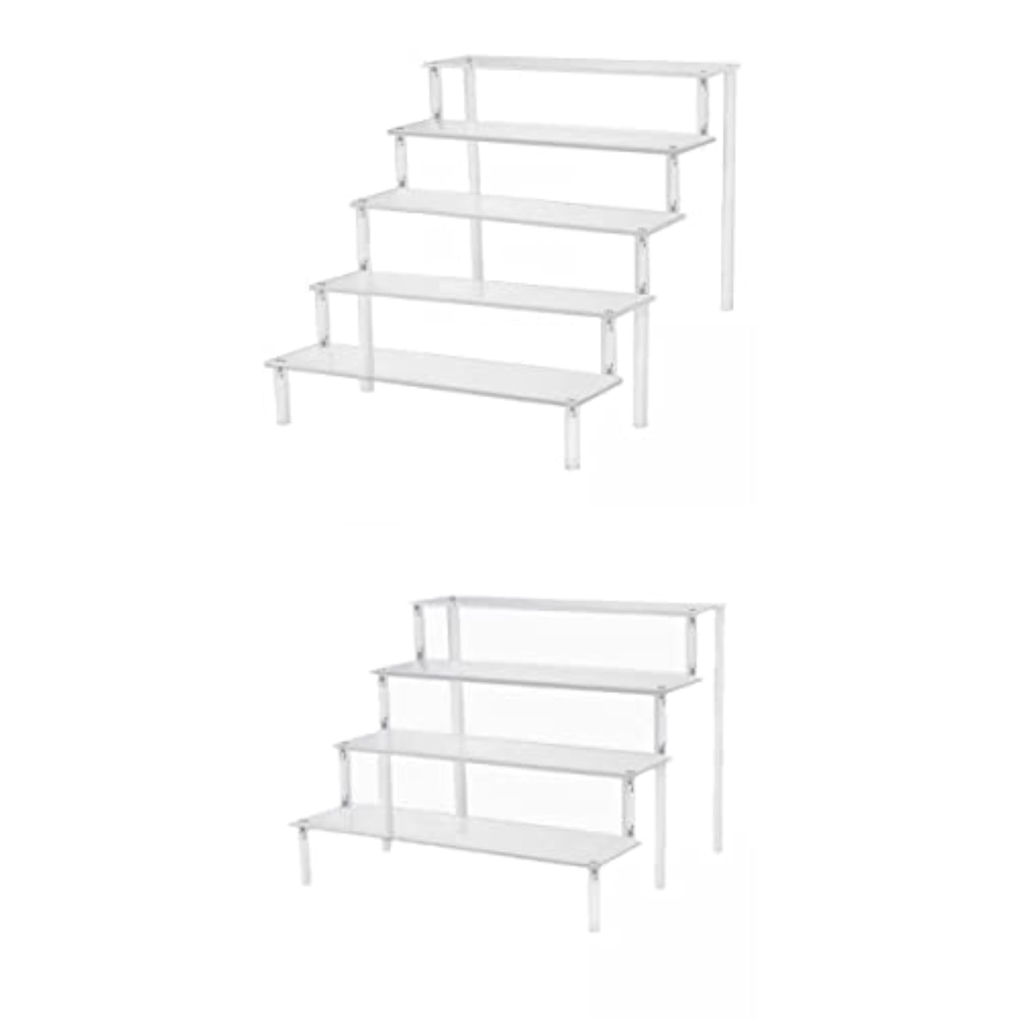 Pack of 2 Tier Acrylic Rack Perfume Makeup Organizer