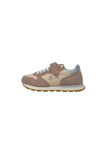 Sneakers SUN68 Ally Gold Silver baskets mode fille couleur porcelaine