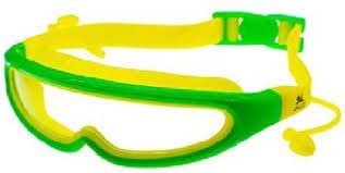 JERN Kids Silicone Swim Anti-Fog Goggles with Conjoined Earplugs (Pink)(Head Circumference of 40-50 cm, Suitable for Kids from The Age of 6-12 Years)