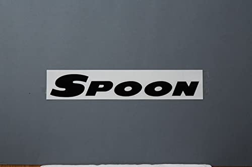 Amazon.co.jp: スプーン(Spoon)【ステッカー】 TEAM STICKER BLACK