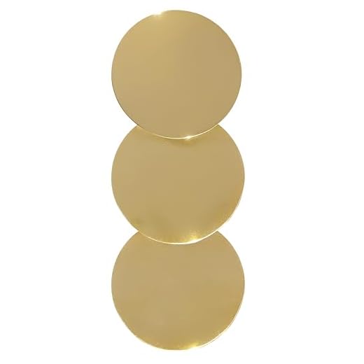 Plaquita Dorada de latón de Recambio - Resistente al Calor para incensarios y quemadores Incienso, Ø 5 cm, Ajuste Universal