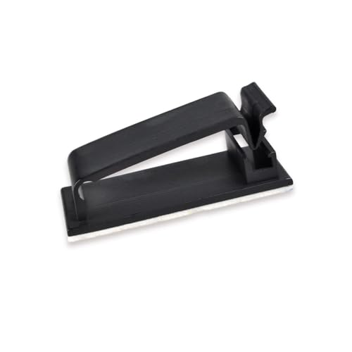 Conwork Cable Clips, Ethernet Cable Organizer, Adhesive Wire Management Clamps, Desktop Cord Holder Hider, Charging Cable Drop Organizer & Management System for TV PC Laptop Home Office [50-Pack]