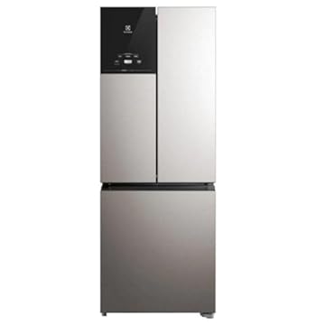 Geladeira Electrolux Frost Free Inverter 480L Efficient AutoSense 3 Portas Inox Look (IM7S) 220V