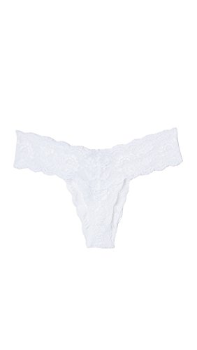 Cosabella Women's Never Say Never Cutie Low Rise Thong 3 Pack, White/White/White, One Size #TOP2