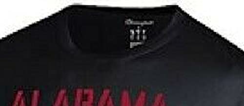 Champion Alabama Men's Black Athletic 2 Polyester Long Sleeve T Shirt (M=40) #TOP2