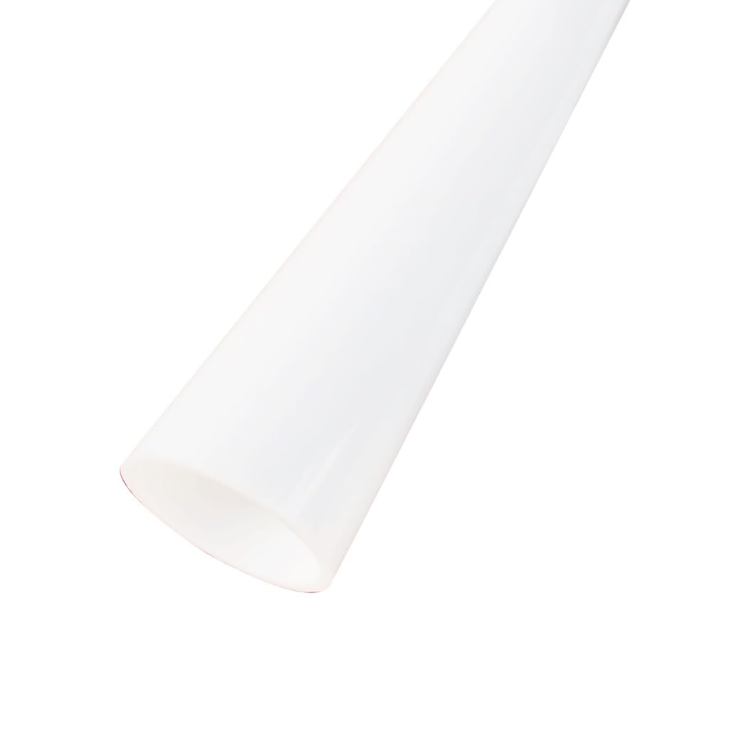 Clear Acrylic Tube， White Acrylic Round Tube 60cm Multiple Sizes for Aquarium PC Water Cooling Lampshade(Diameter 16mm)