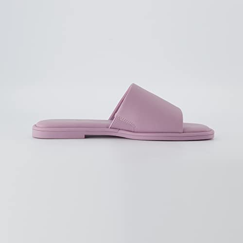 CUSHIONAIRE Women's Tudor slide sandal +Memory Foam, Wide Widths Available4