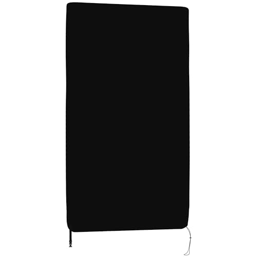 SPORTNOW Funda de Mesa de Ping-Pong Cubierta de Mesa de Tenis de Mesa con Cremallera Impermeable y Anti-UV para Exterior e Interior 275x153x5 cm Negro
