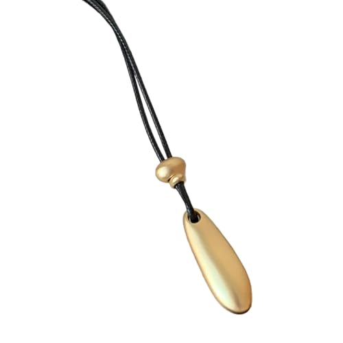 Joyas para cuello con forma de gota diseño apilable de alta gama