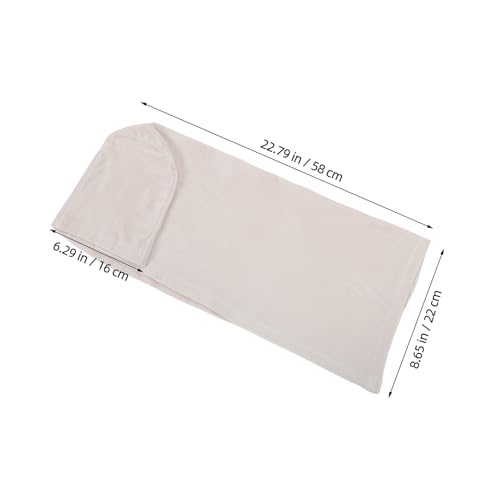 Fundas para reposabrazos de sofá elásticas de terciopelo lavables gris 3