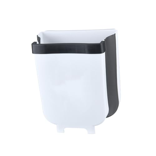 Cabilock bote plegable para basura blanco para puerta de gabinete miniatura 1