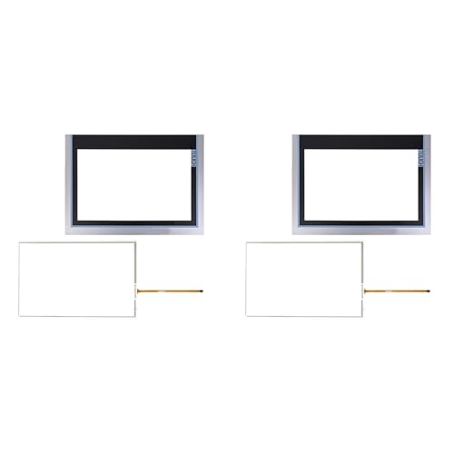 Écran Tactile 12 Pouces en Verre Haute Sensibilité pour Automate 6Av2124-0Mc01-0Ax0, 2 Pcs