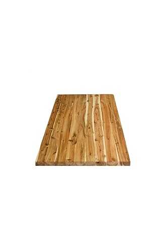 Image of BingLTD - 60 inch L x 30 inch Rectangular Acacia Butcher Block Standard Countertop with Edge Grain (CT6030-AC-CC)