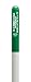 Utility Round Dome Marker, White Pole 78" Length, 54" Above Ground, Green Color Enhancer, 2.93 lbs.