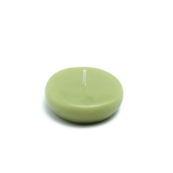 CFZ-037-12 2 .25 in. Sage Floating Candles Green - 288 Piece