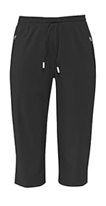 Joy Sportswear Ellie Damen Caprihose Schwarz