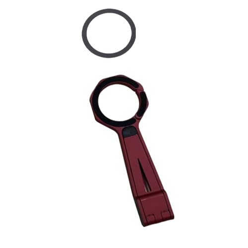 Trípode magnético para iPhone y soporte plegable de escritorio rojo 2