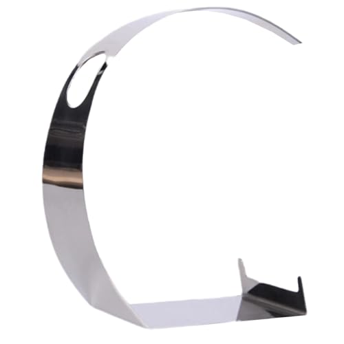 Soporte para botellas de vino, elegante soporte de acero inoxidable, estante de vino, escritorio, para sala de estar, colección de entretenimiento en el hogar, cocina, comedor, bar, organización de