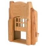 Ostheimer 26751 Portcullis herse bois anti-intrusion pour jouet