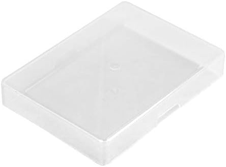 WestonBoxes Plastic Playing Card or Poker Card Storage Boxes 15mm Deep - Also Stores Magic The Gathering Cards (Clear, Pack of 8)