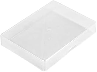 WestonBoxes Plastic Playing Card or Poker Card Storage Boxes 15mm Deep - Also Stores Magic The Gathering Cards (Clear, Pack of 8)