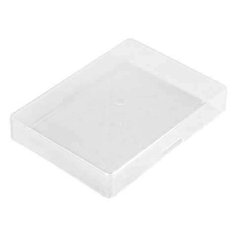 WestonBoxes Plastic Playing Card or Poker Card Storage Boxes 15mm Deep - Also Stores Magic The Gathering Cards (Clear, Pack of 8) Cover