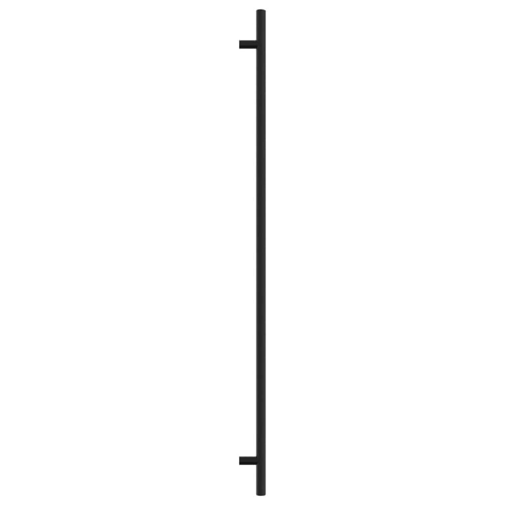 Tiradores para muebles (20 unidades, acero inoxidable con recubrimiento en polvo, 480 mm, en forma de T, para cocina, baño, cajonera, frente, armario, 560 x 32 mm)