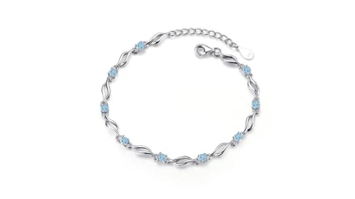 Image of Nilu's Collection Glam up Your Look with Stylish 925 Silver-Plated Copper Bracelet for Women and Girls
