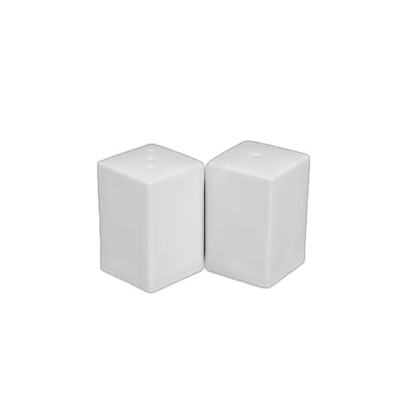 Holst Porzellan Quader - Juego de salero y pimentero (porcelana)