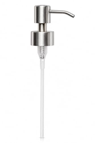 Soap Dispenser Pump Head Replacement 28mm Stainless Steel Brushed