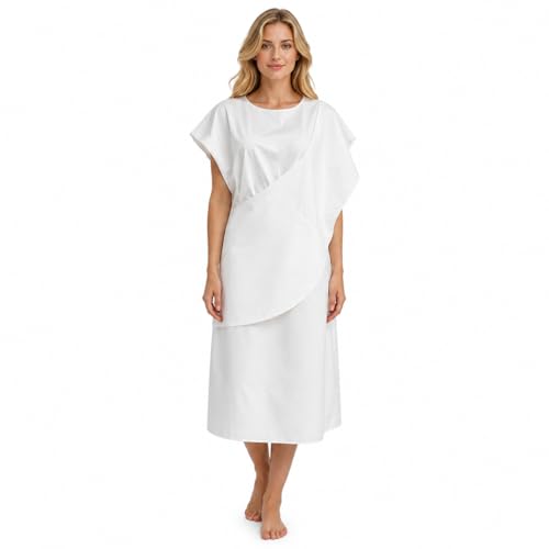 Costume de toga grec romain pour femme avec drapé fluide pour performance sur scène