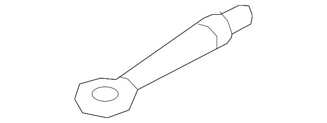 Crochet de remorquage résistant pour dépanner une Mazda 3 ou 6 avec l'anneau KD53-50-EJ1B