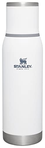Comparison: Best Thermos For Hot Drinks 3 Stanley Adventure-To-Go Vacuum Bottle 25 oz | Wide Mouth with Leakproof Cup Lid | Keep Drinks Hot or Cold | Packable for Travel | Insulated Stainless Steel Thermal Bottle | BPA-Free | Polar