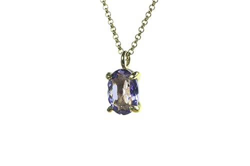 Collier d'améthyste délicat pour femme, bijou fait main en pierre de naissance
