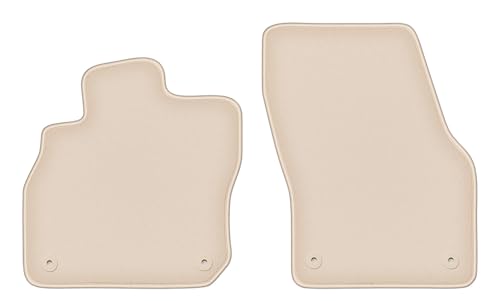 Tapis de sol Cupra Terramar Fortuna en velours de prestige beige pour l'avant