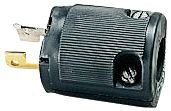 HUBBELL WIRING DEVICES HBL7465V Twist Lock Plug, 15A, 2P2W, NEMA ML-1