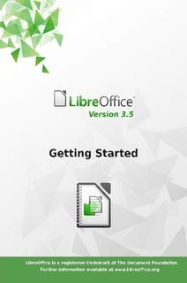 LibreOffice 3.5 Getting Started