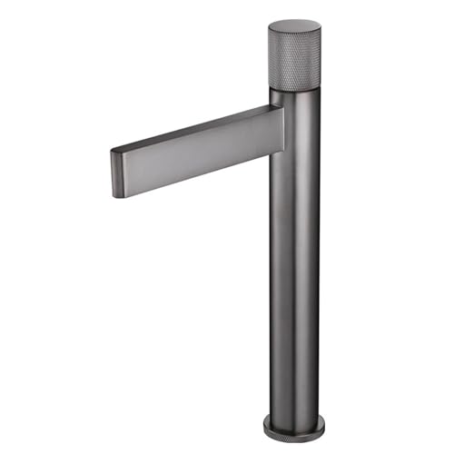 Mitigeur monotrou moderne pour remplacer un vieux robinet de salle de bain noir