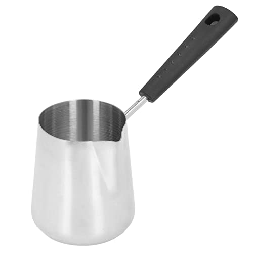 Generic Café Turco, Calentador de Leche de Leche Calentador de para café con Picos de 350 Ml de de Acero Inoxidable Calentamiento para Caliente, Turco, Calentada