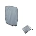 Produktbild DIPOLA Schutzhülle für Klappstuhl Liegestuhl Sonnenliege Deckchair Abdeckung Wasserdicht Anti-UV Gartenmöbel Schutz vor Wettereinflüssen und Beschädigungen 210D Oxford 110cmX71cm (Gray)