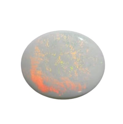 Unheated Untreated Fire Opal Stone Original Certified 10 Ratti Safed Opal Stone 9 Carat Real Opel Pathar Double Fire White Opal Gemstone For Men & Women's Ring ओपल रत्न-image-19