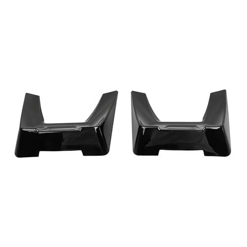 Spoilers para tapa de alforja trasera negra para Harley miniatura 7