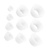 SHINEOFI 10 Piezas Adaptadores de Embudo para Filtración de Matraz Tapones de Silicona Flexibles para Laboratorio para Transferencia de Líquidos