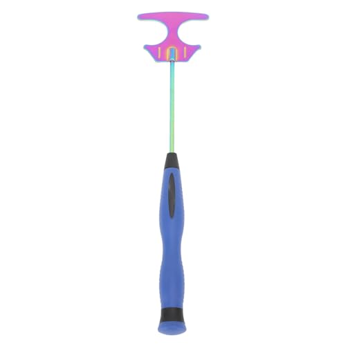 Cebo de camarón de acero inoxidable plegable con mango rojo ergonómico para drenaje eficiente 3