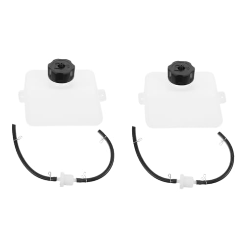 Kit mini tanque de gasolina Zerodeko con manguera y tapa para moto pequeña de 4 juegos